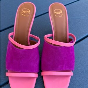 Malone Souliers Fuchsia and Pink Sandals